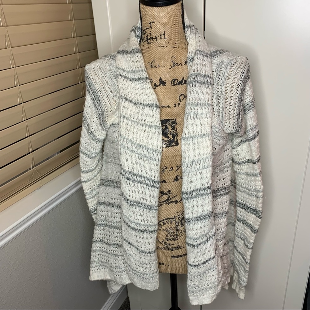 Gilly Hicks Striped Wrap Sweater